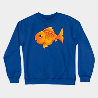 Cute Goldfish Cartoon Crewneck Sweatshirt